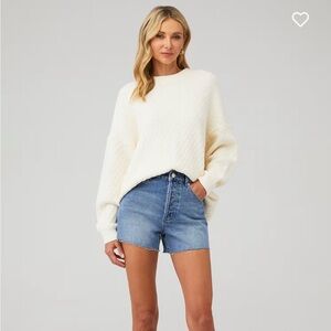 Show Me Your MuMu Cream Crew Neck Crosby Sweater